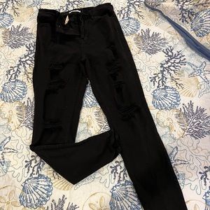 Black Pacsun Ripped Jeans